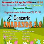 La locandina del concerto degli Enabanda 2.0